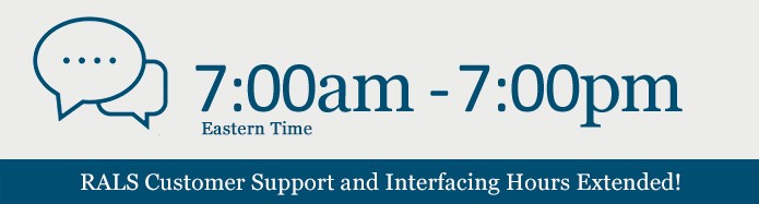 Alere RALS® Customer Support Hours